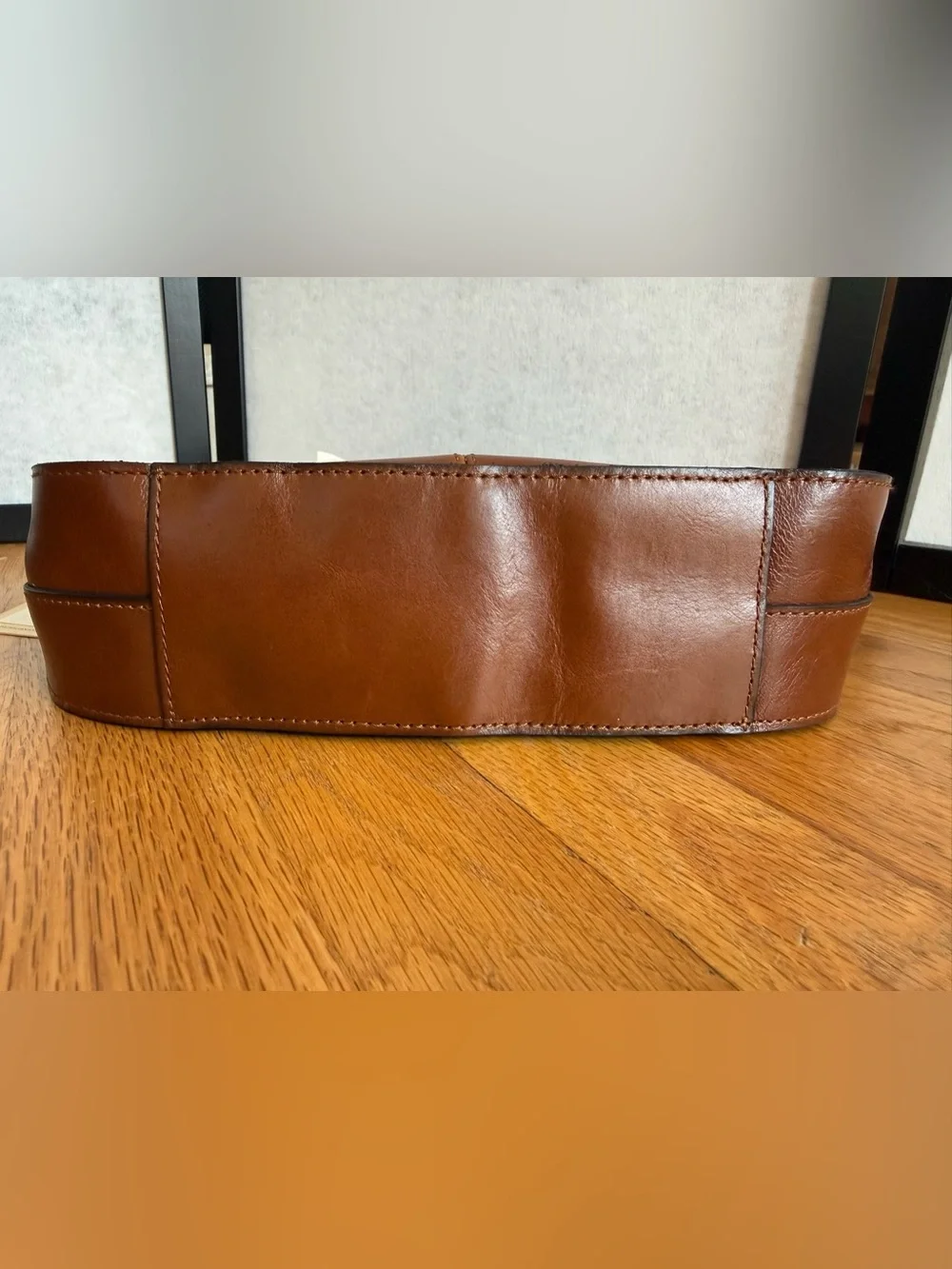 Patricia Nash Caletta Hobo Cognac Leather NWT Crossbody P135706 Dust Bag